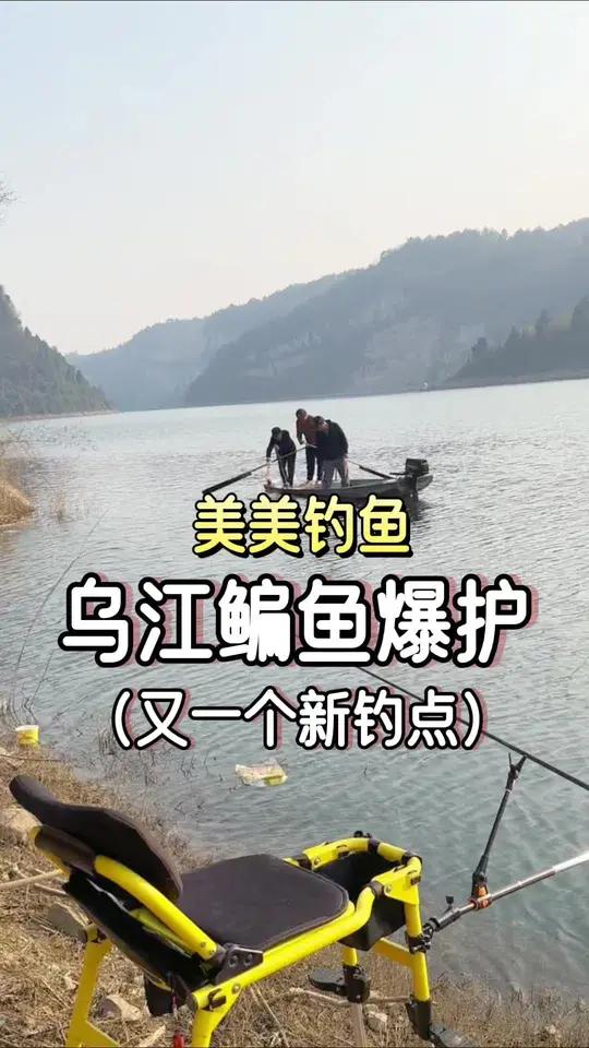 乌江又一个鳊鱼爆护的钓点!记得带着李华老师的鳊鱼爆护饵料哦  钓鱼 女钓鱼 钓鳊鱼 美美钓