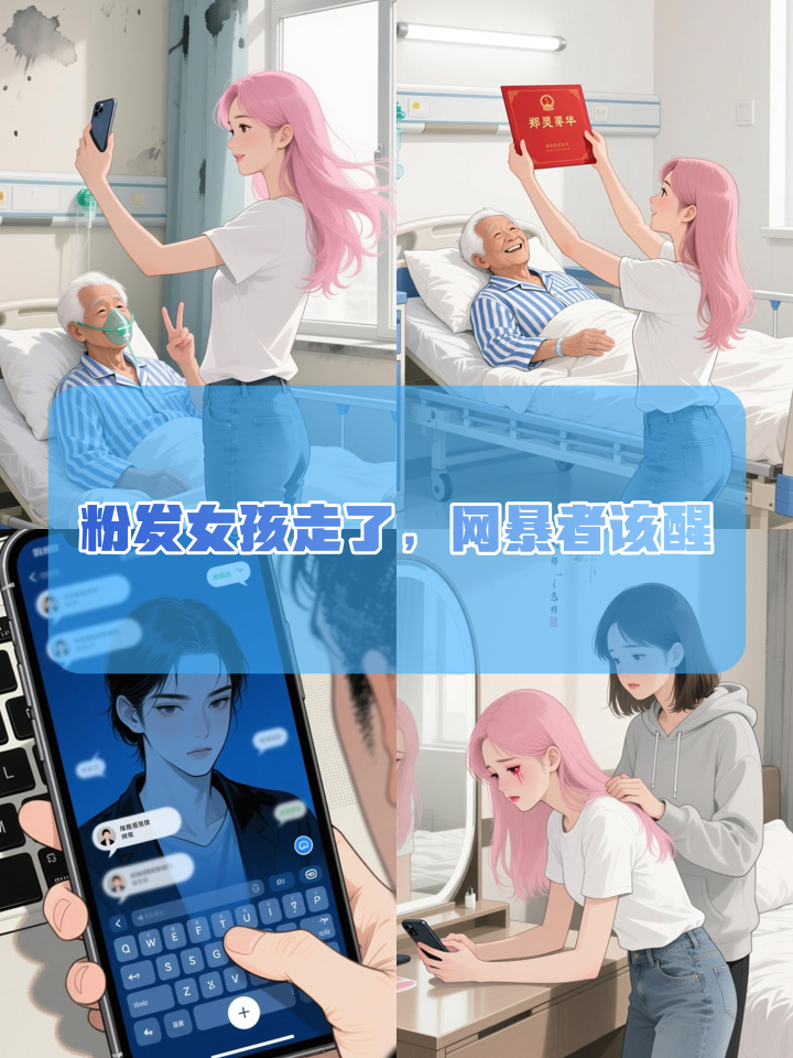 因染粉色头发被网暴的女生走了!躲在背后的网暴者们该被处理了!