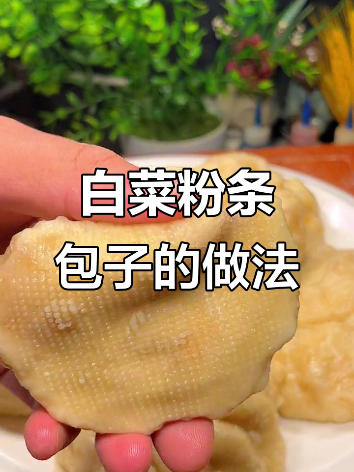 白菜粉条包子，皮薄馅大超入味！做法简单又美味
