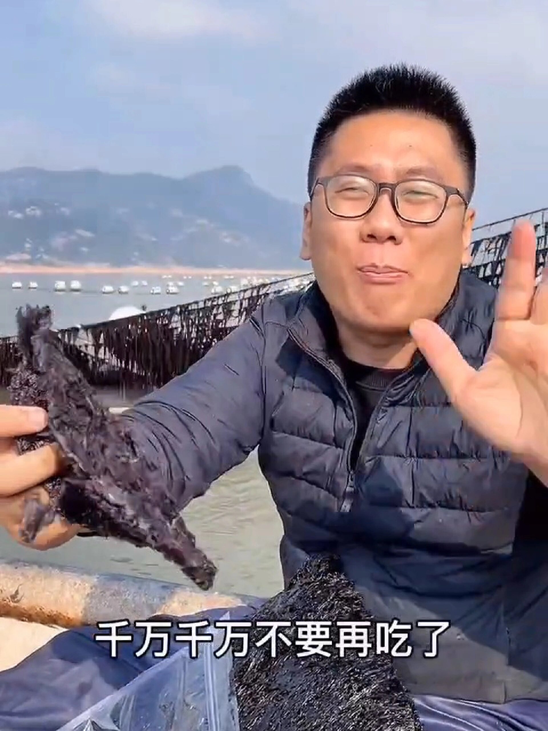 新鲜的紫菜原来是这个颜色