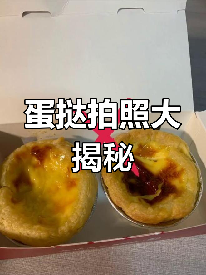 蛋挞拍照新技巧,轻松刷爆朋友圈