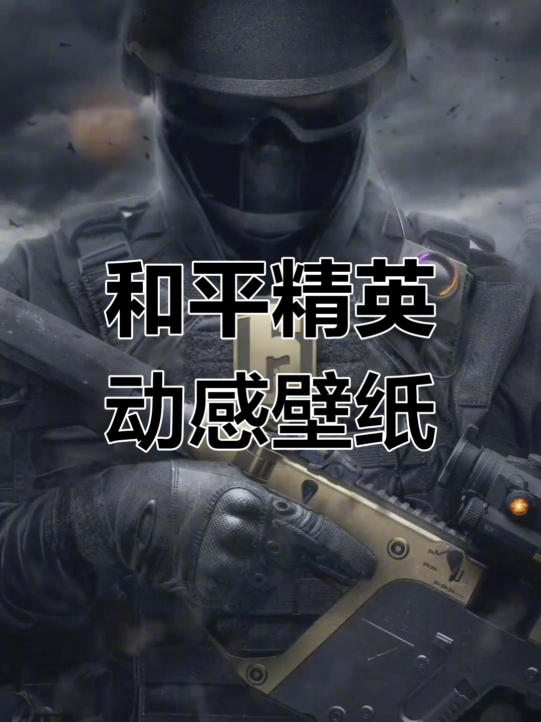 炫酷和平精英动态壁纸,退后装逼时刻来袭