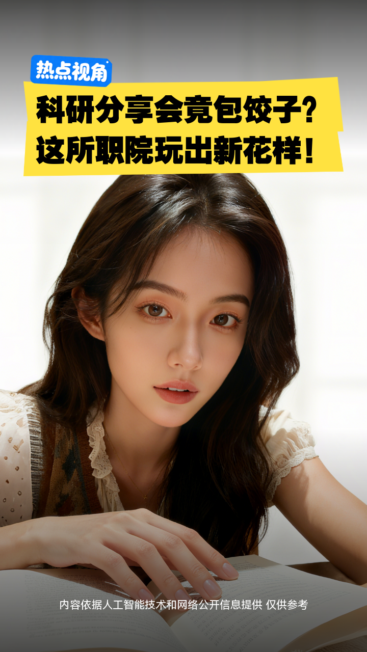 科研分享会竟包饺子？这所职院玩出新花样！