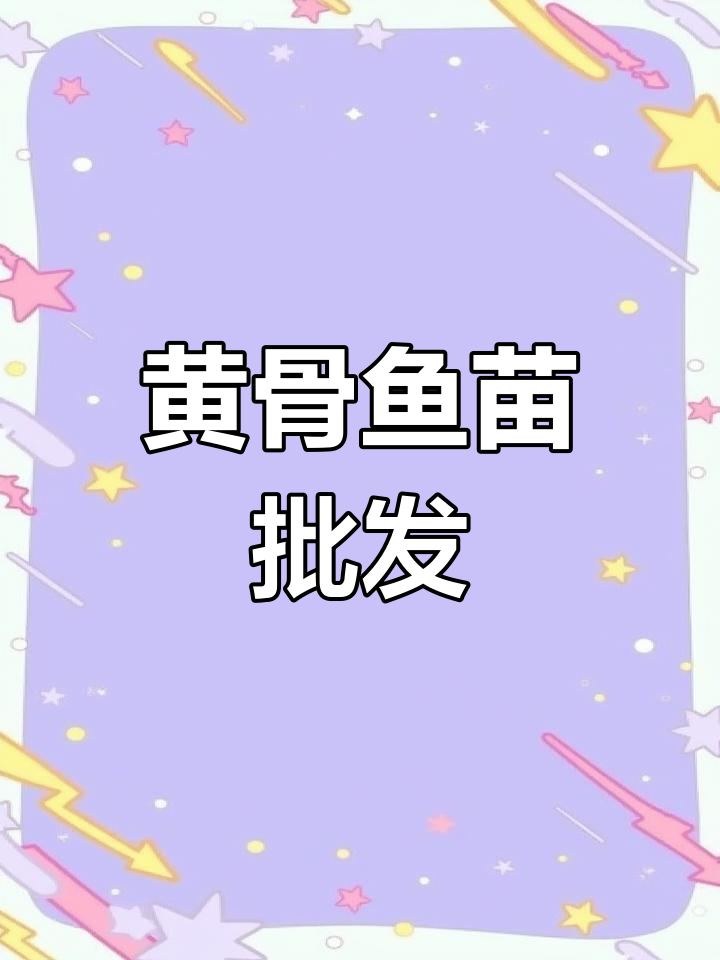 优质黄骨鱼苗供应,多个产地任选