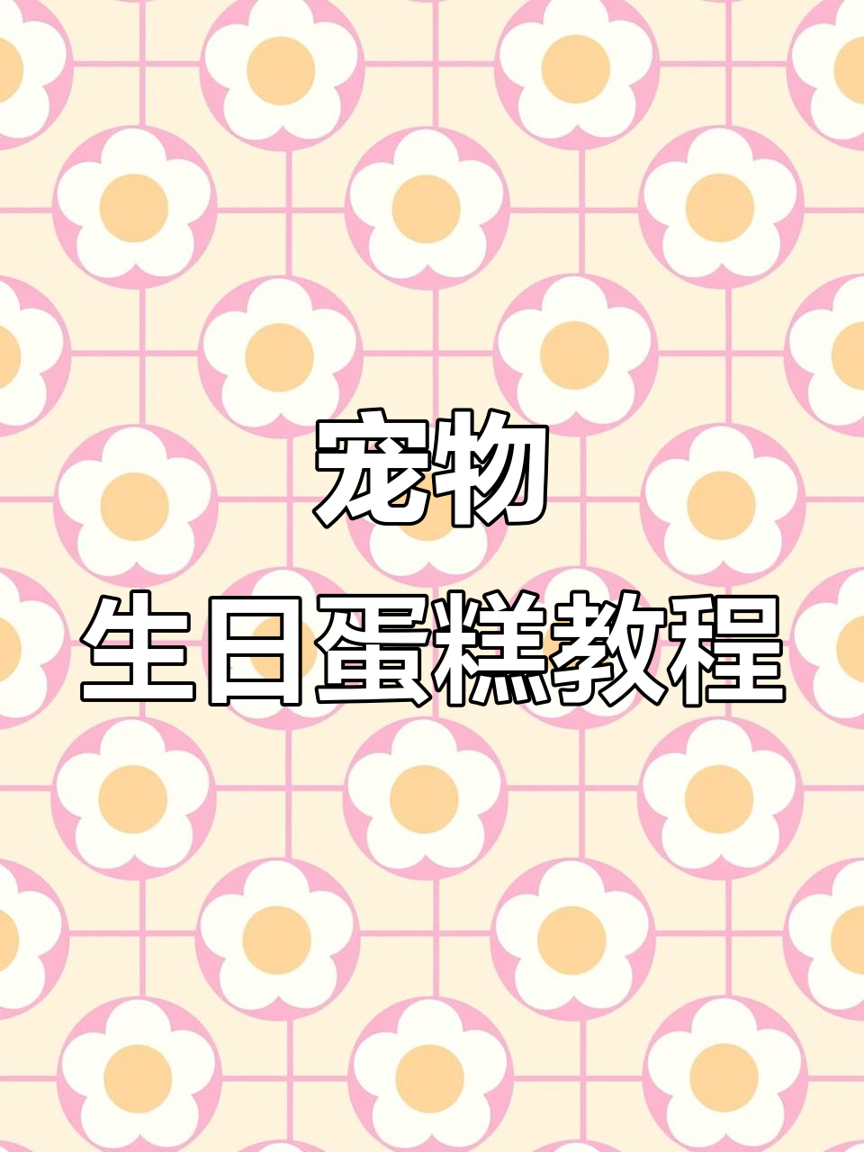 元宝专属生日蛋糕,亲手做更有趣!
