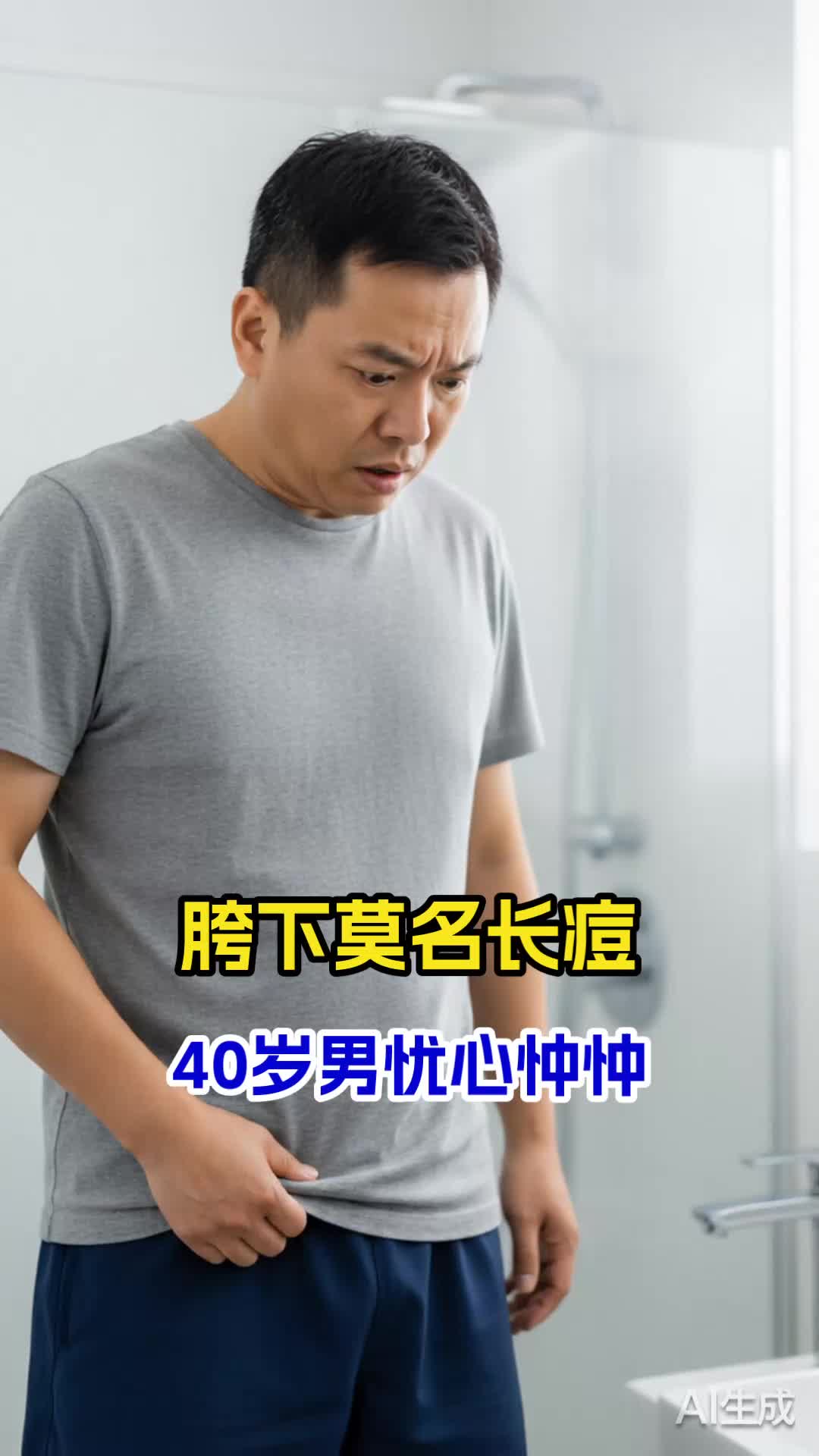 阴囊旁胯下长痘不疼不痒是什么情况？