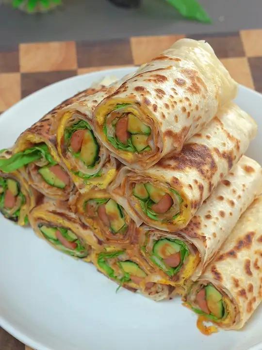 鸡蛋灌饼的做法