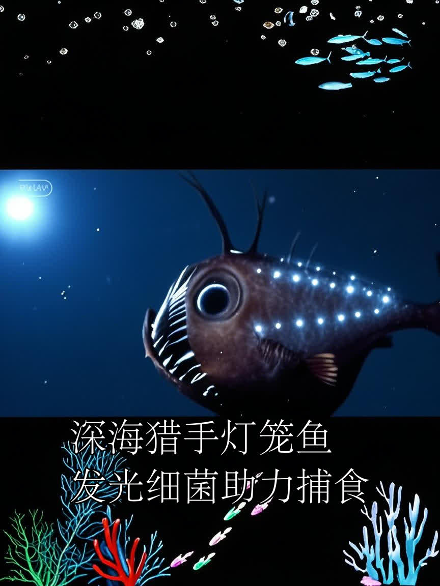 深海猎手灯笼鱼,发光细菌助力捕食