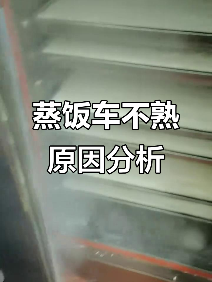 蒸饭车故障排查:加热管损坏导致米饭不熟