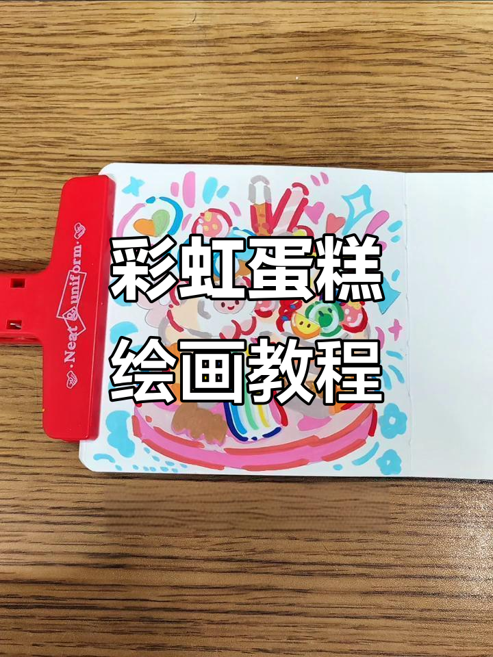 彩虹蛋糕画法,沉浸体验!