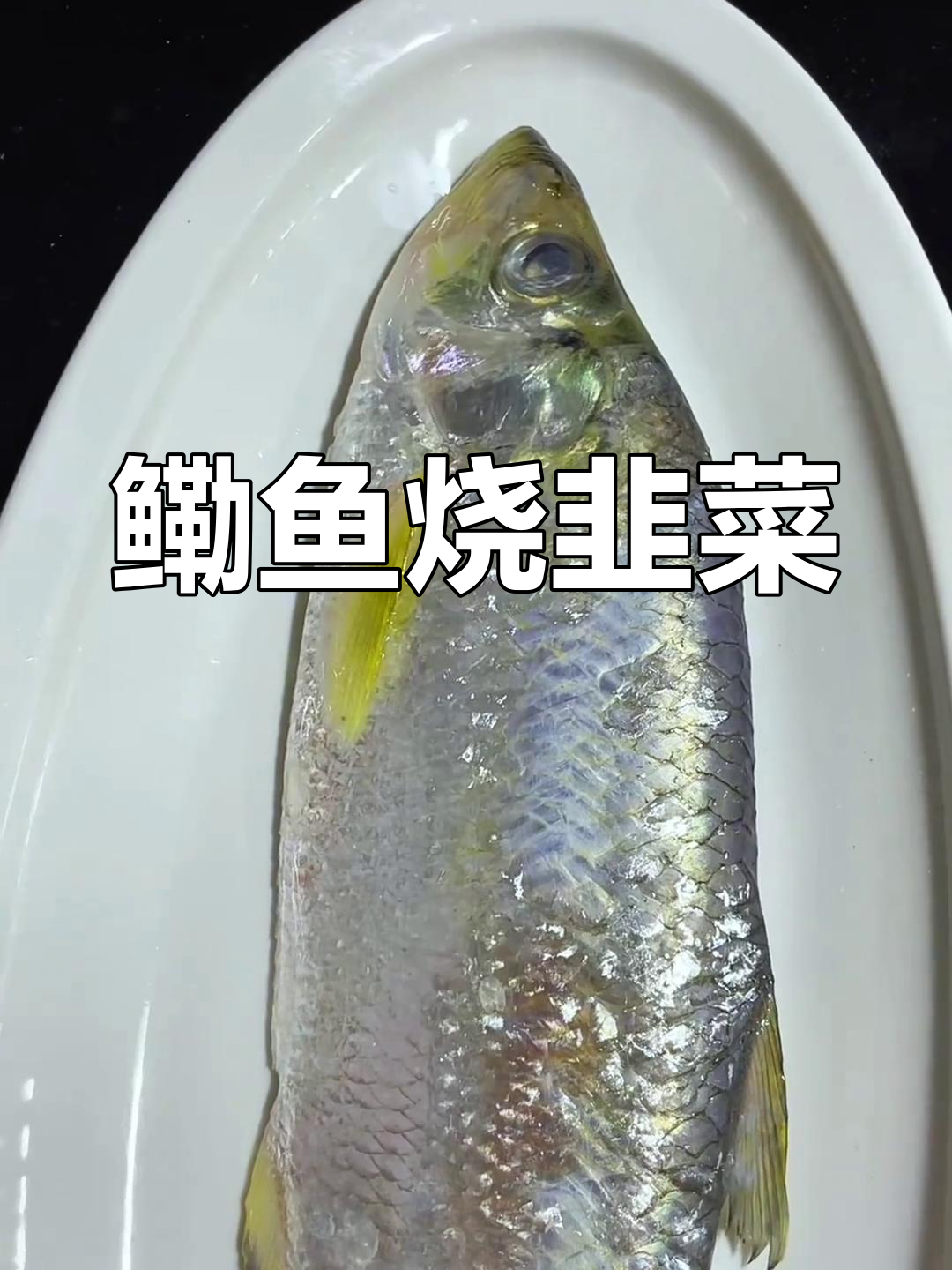 阿明带来鳓鱼烧韭菜,香气扑鼻让人无法抗拒