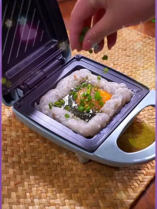 自从有了这个早餐机，孩子的早餐轻松拿捏风方便又实用、早餐、好物推荐、多功能三明治早餐机y