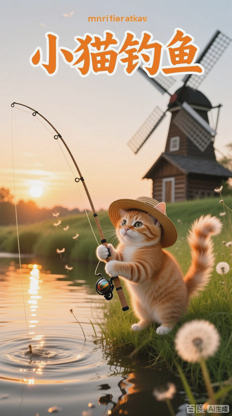 小猫钓鱼的趣味故事