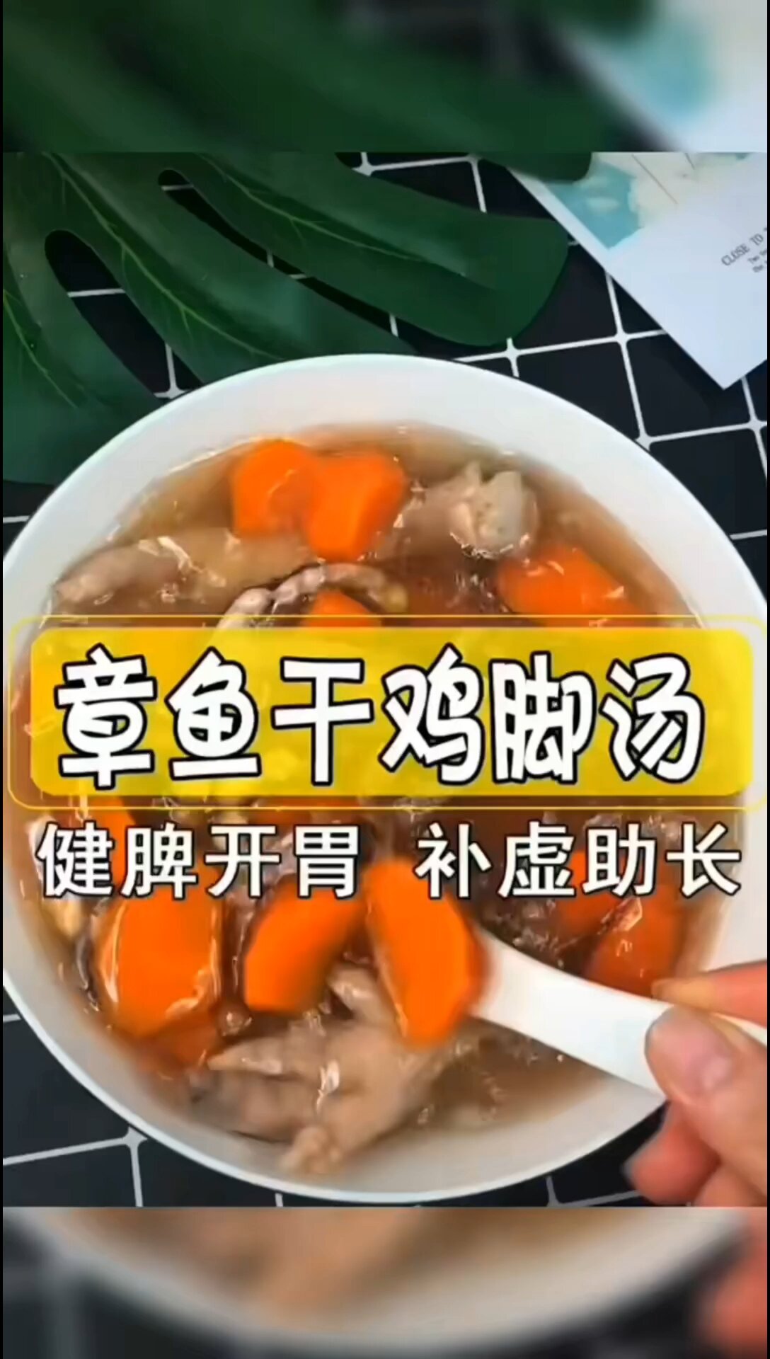 章鱼干鸡汤