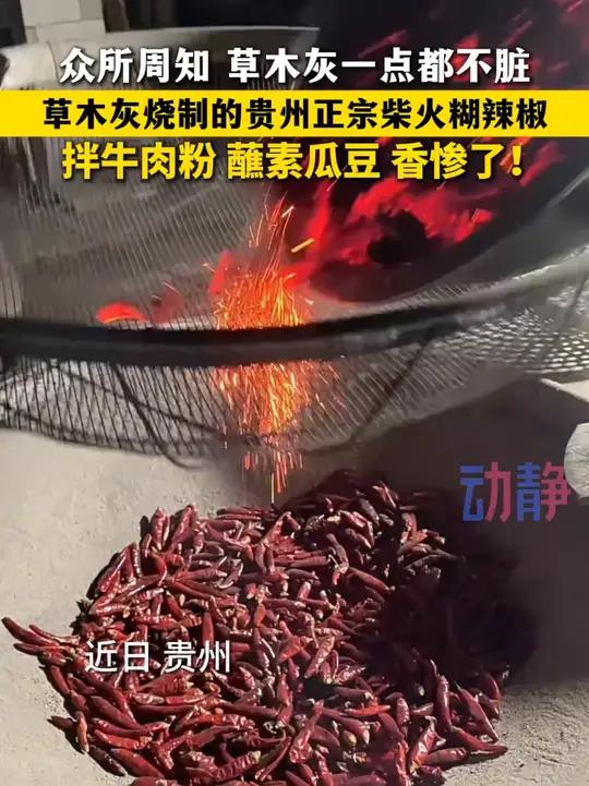 众所周知 草木灰真的一点都不脏 已经能想象到放到牛肉粉里有多好吃了
