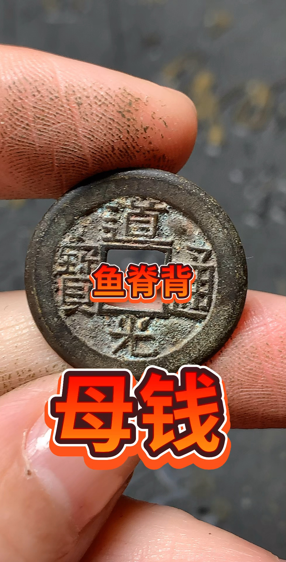 美品鉴赏 小平道光通宝鱼脊背雕母