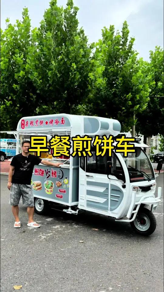 做杂粮煎饼这个小车正合适啊!价格不高,车子小巧好开!
