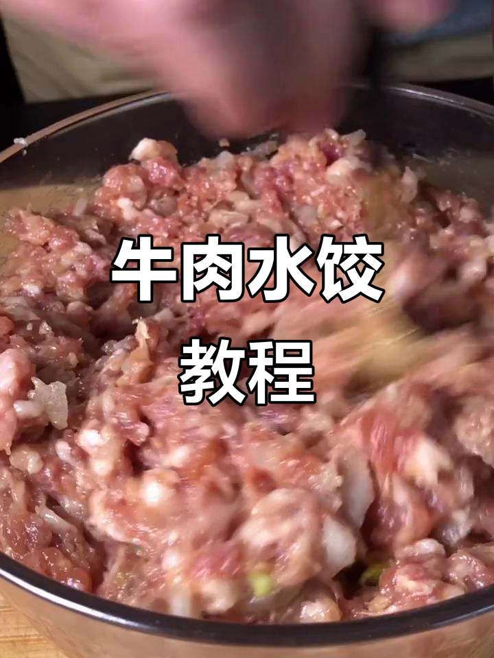 冬至吃饺子,牛肉洋葱馅儿鲜嫩多汁!