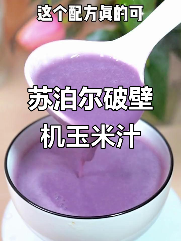 苏泊尔破壁机,轻松做出丝滑玉米汁,细腻口感让人惊艳