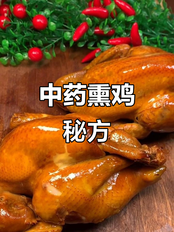 家庭版熏鸡,香气扑鼻,中草药配方让味道更独特!
