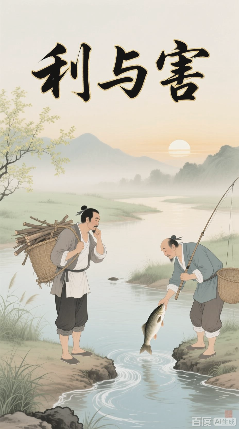 鱼钩鱼饵之辩,利益祸患之思
