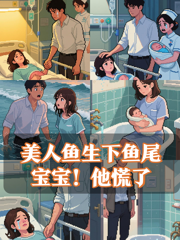 美人鱼生下鱼尾宝宝,人类丈夫当场傻眼!