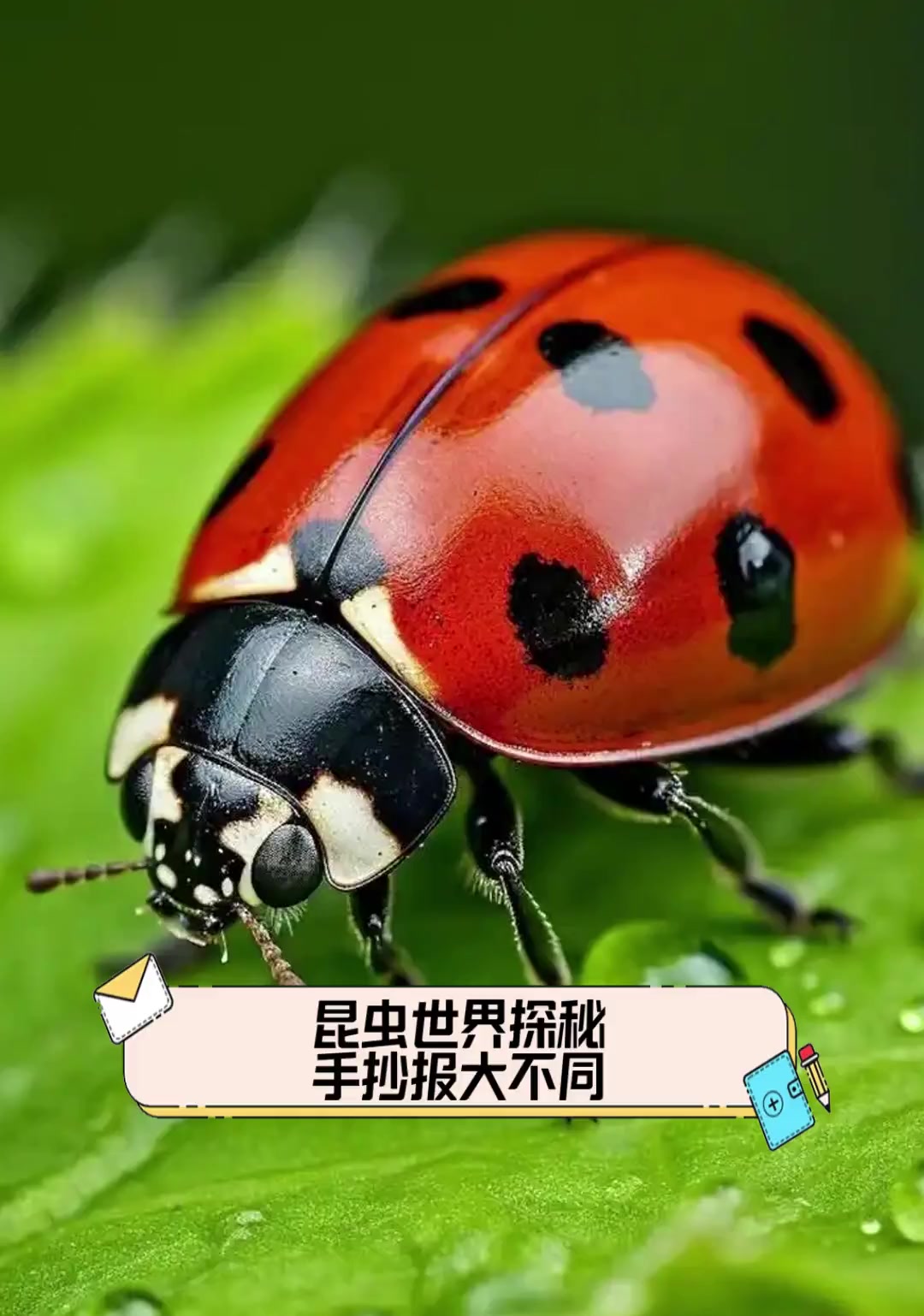 昆虫世界探秘,手抄报大不同