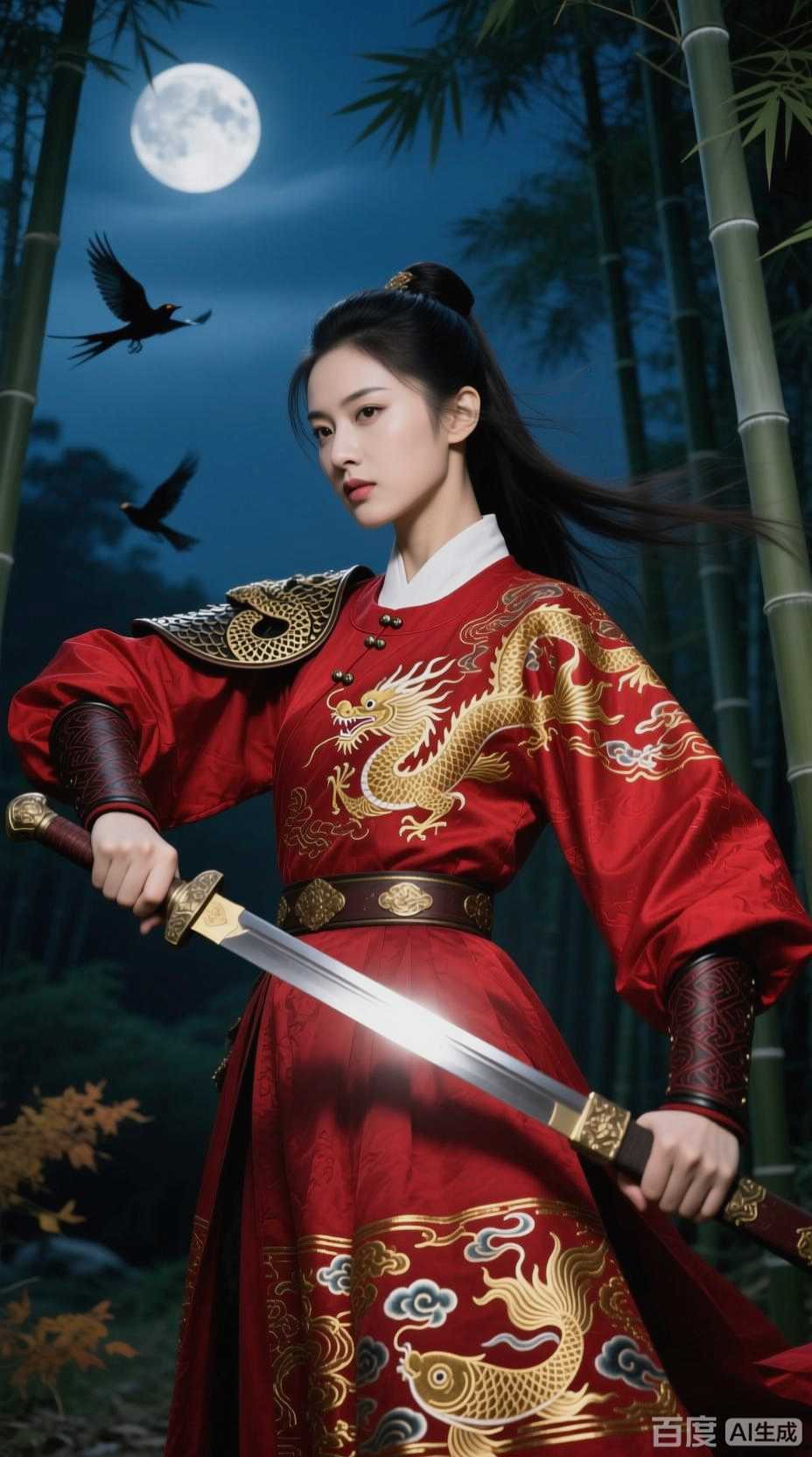 女侠拔剑,锦衣风采