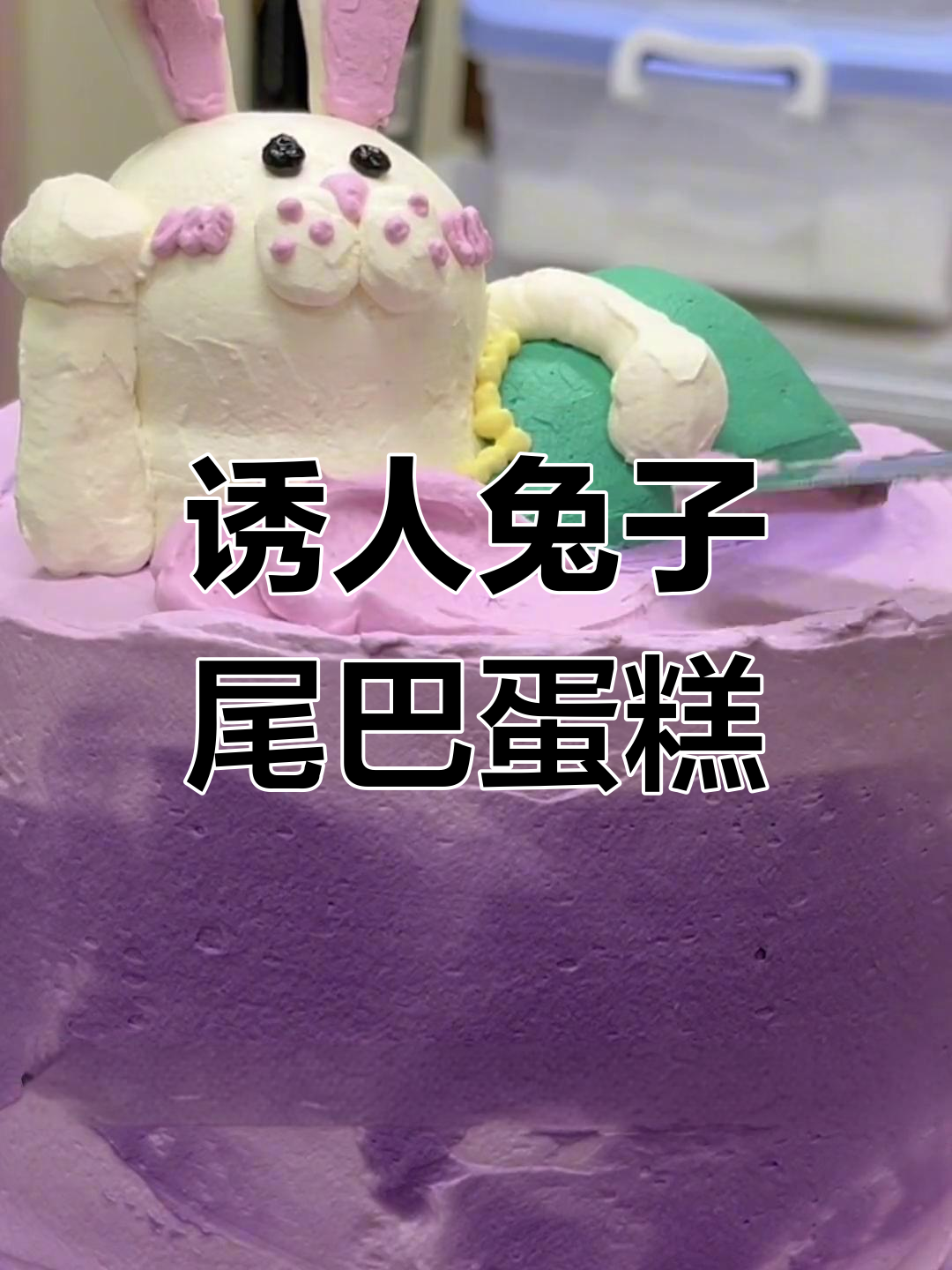 鱼尾兔装蛋糕,纠结的选择最终成了萌宠!