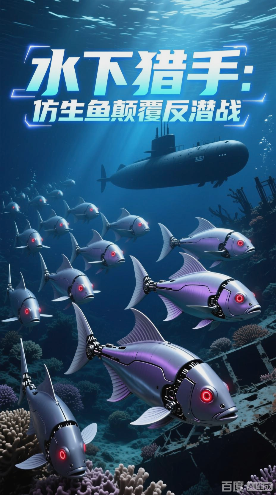 仿生鱼机器人：水下反潜新利器