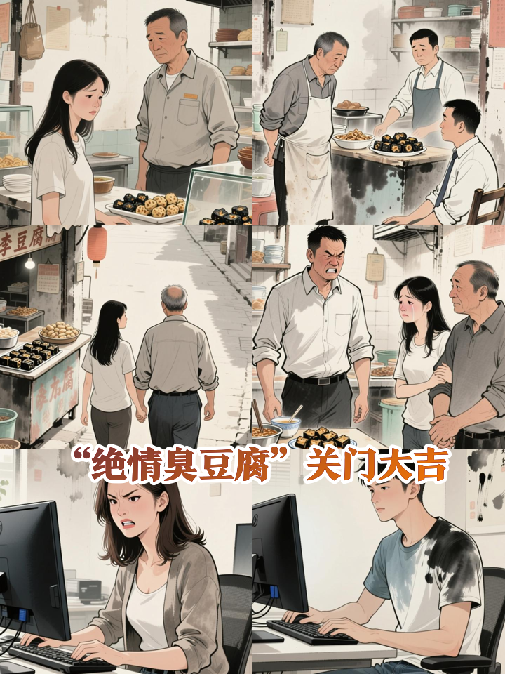 “绝情臭豆腐”拒请假风波终局：店铺倒闭，女孩拒和解！