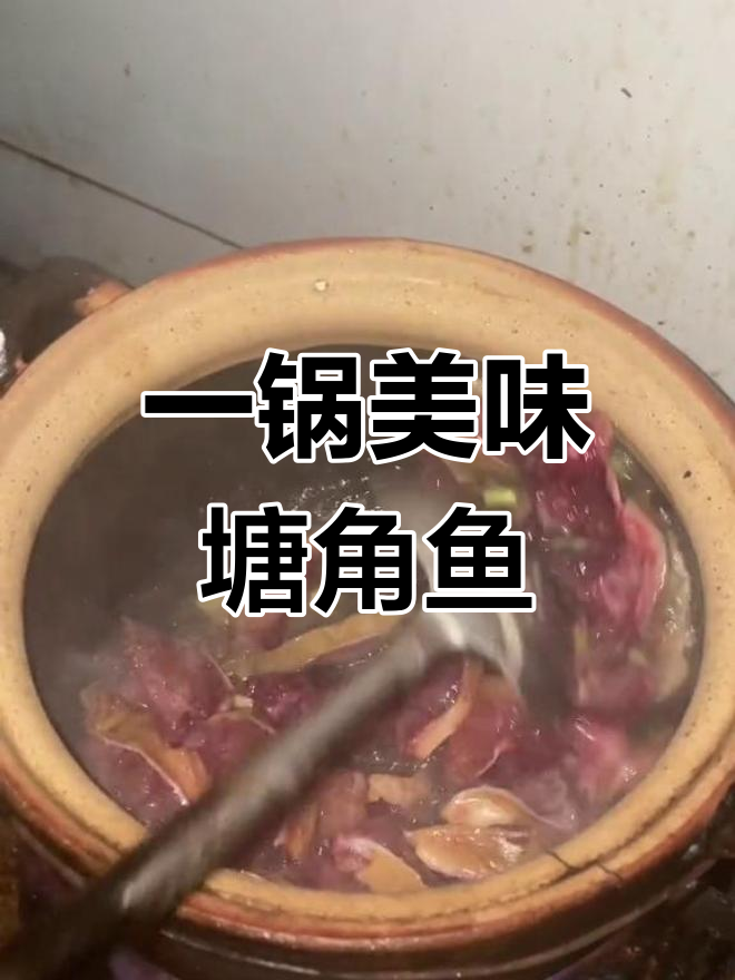 砂锅塘角鱼粥,鲜美至极