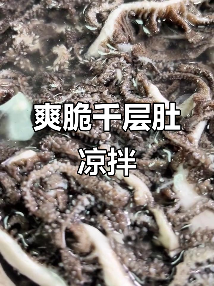 鲜毛肚千层凉拌做法,简单又美味