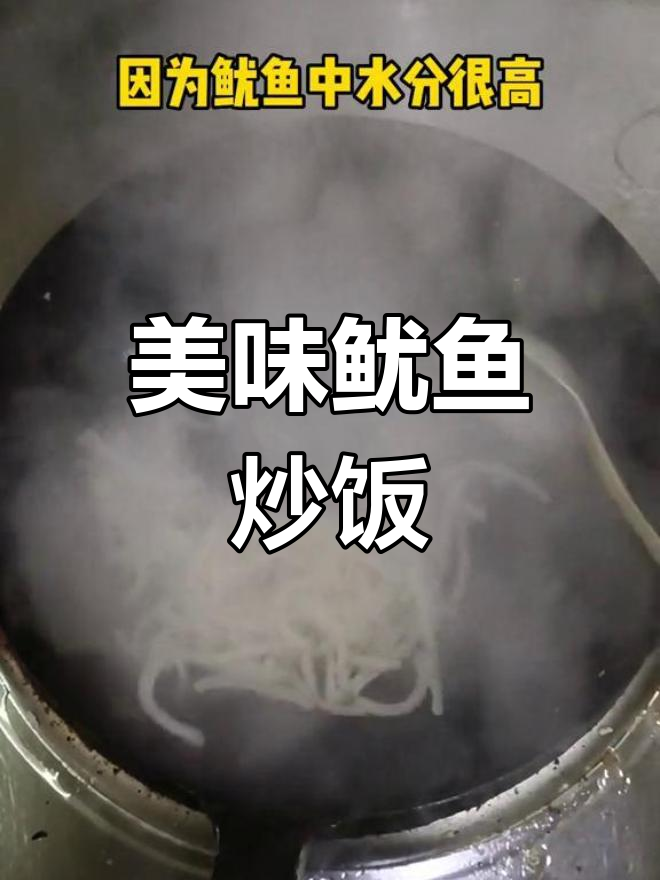 轻松学做鱿鱼炒饭