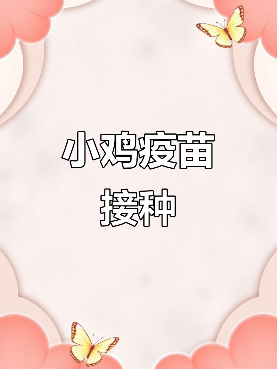 小鸡出壳一周,今天接种疫苗