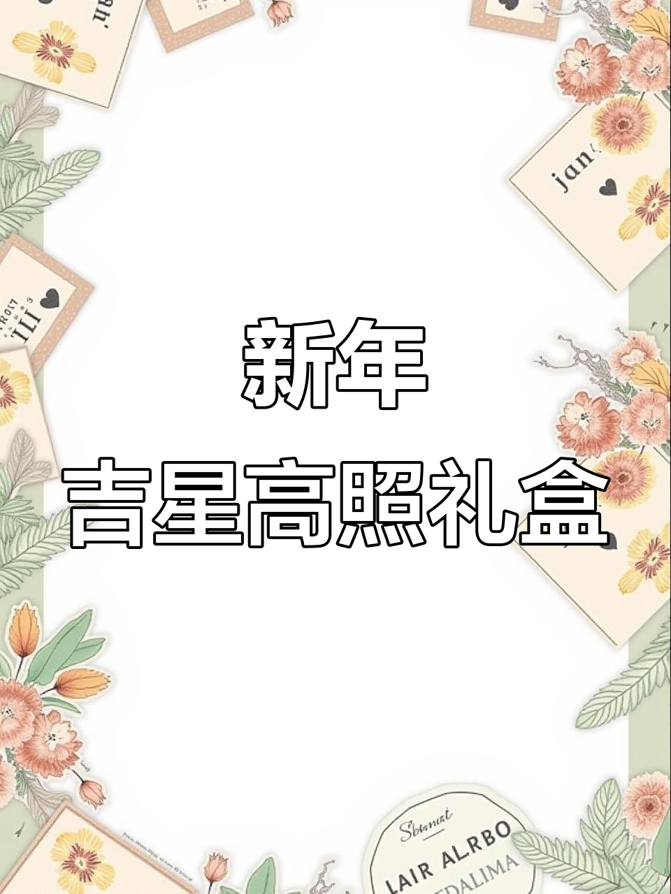 吉祥如意新年礼盒开箱,锦鲤、馒头样样有