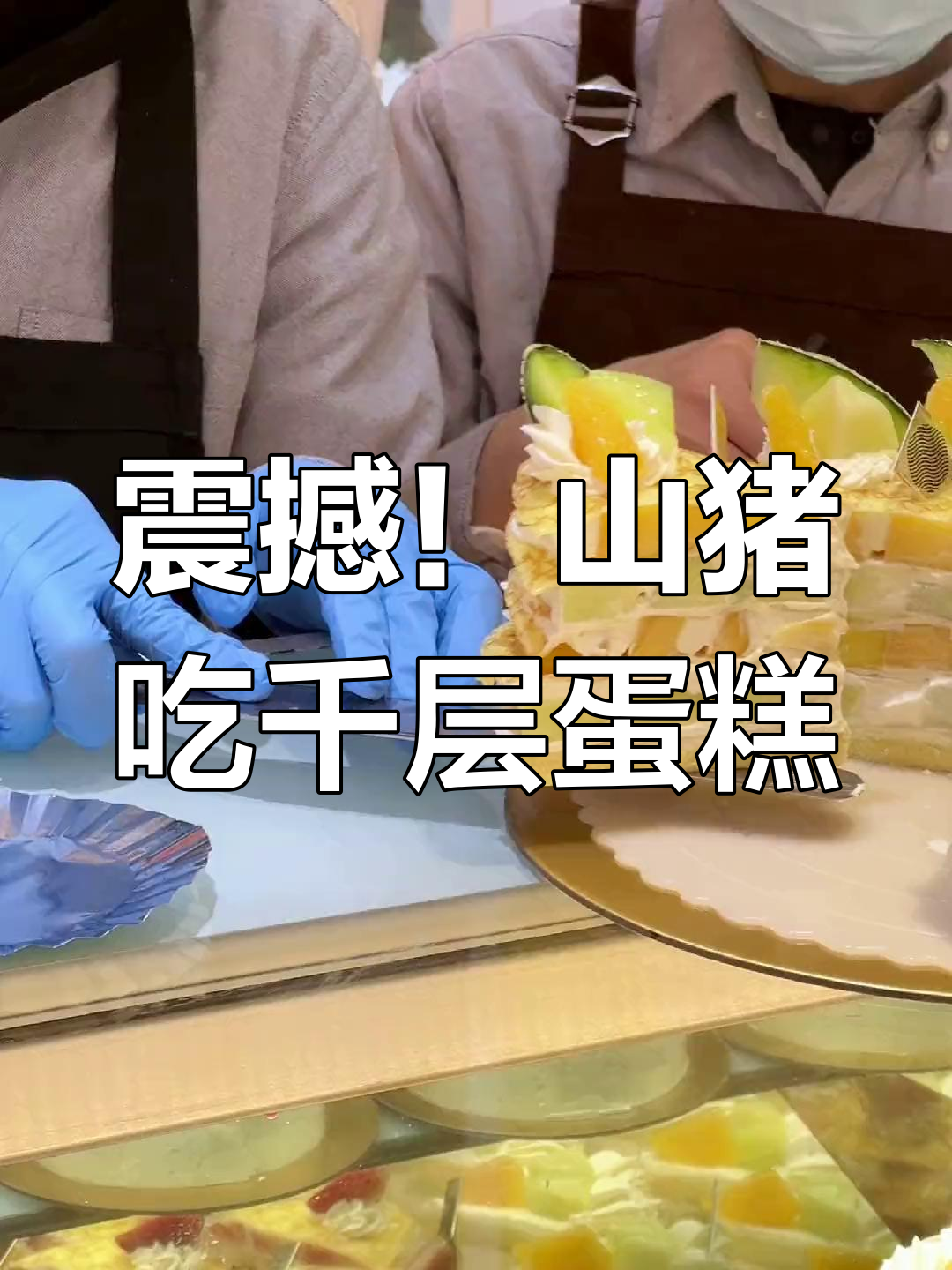 山猪进城大快朵颐,南京千层水果蛋糕惊艳登场