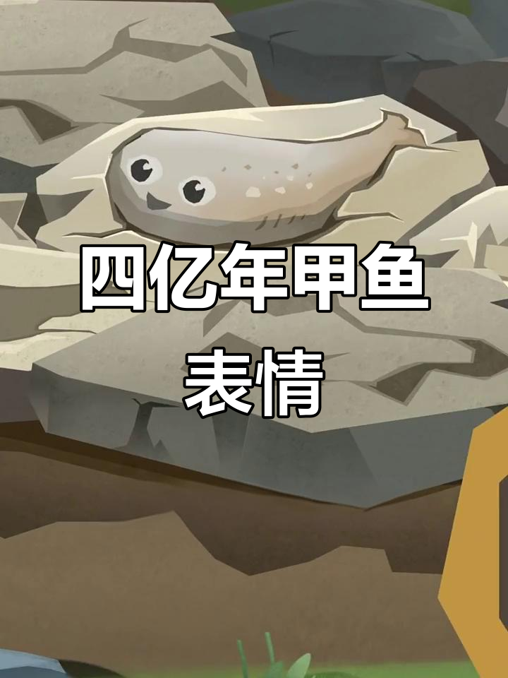 4亿年前甲鱼表情包,萌态十足!