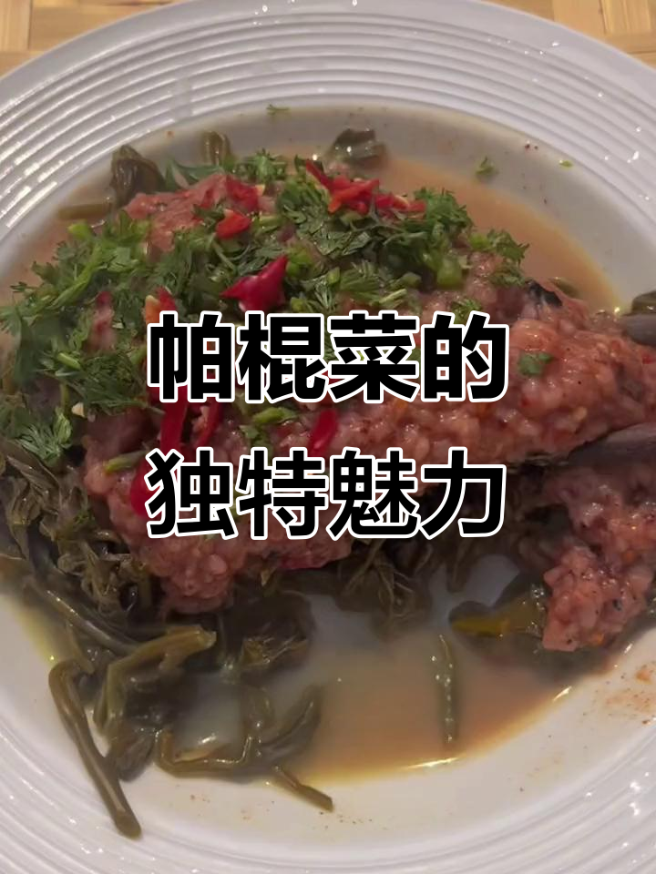 德宏帕棍菜,炒肉拌凉煮鱼皆美味,传统风味令人陶醉