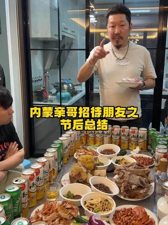 谁说内蒙看不到热菜?给你们的兄弟姐妹看一下到底有没有?就是多准备了点矿泉水茶水之类的!