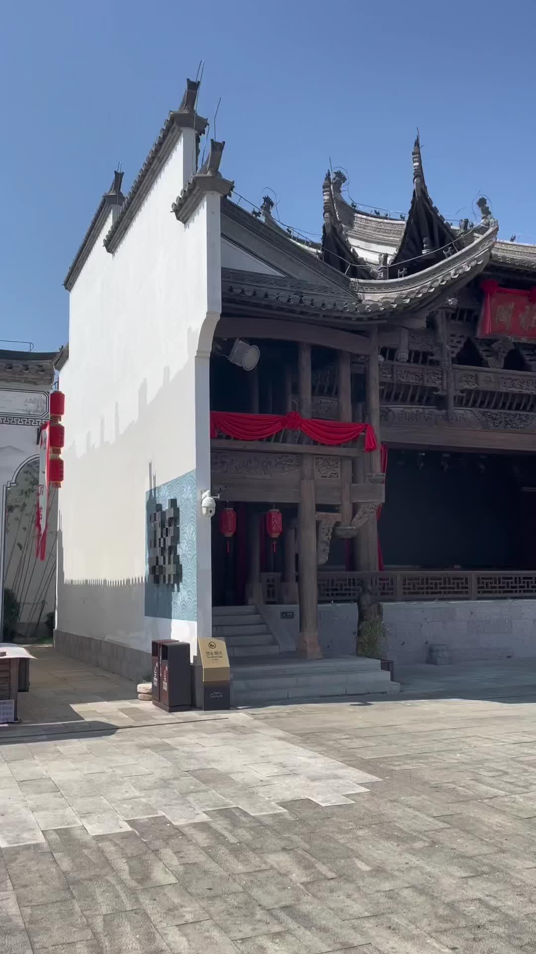 很精美的徽派戏台 古建筑之美 徽派建筑 明清古建筑