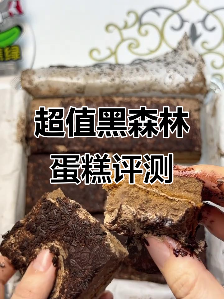 19元黑森林蛋糕超值测评,巧克力与奶油的完美结合
