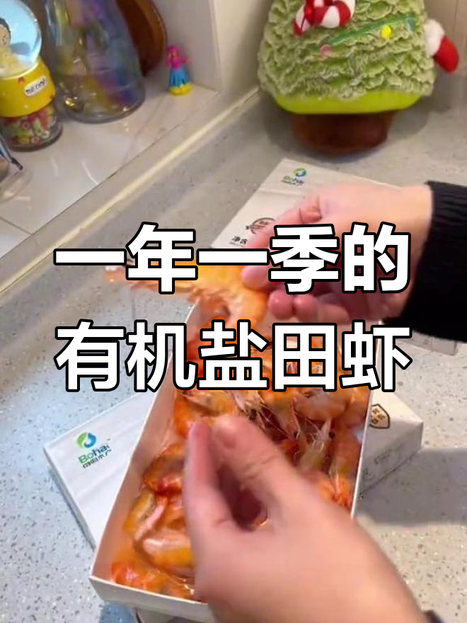 高盐水域盐田虾,鲜嫩美味,营养丰富
