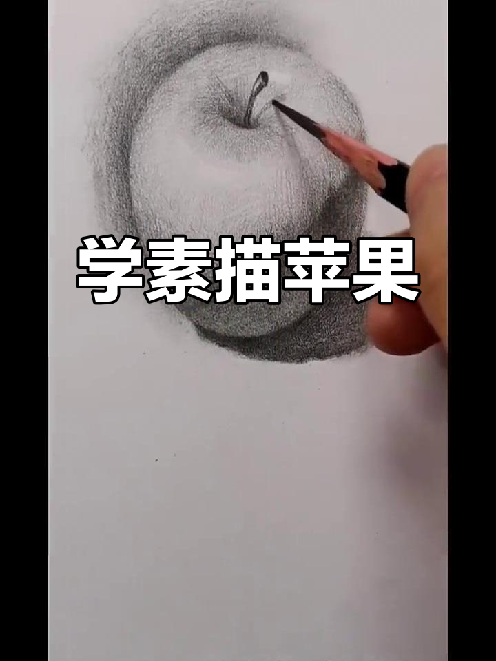 素描苹果画法全解析,轻松掌握明暗关系