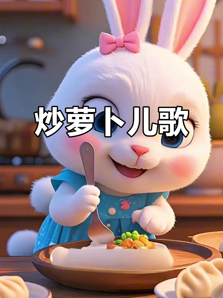 炒萝卜包饺子,儿歌动画欢乐多