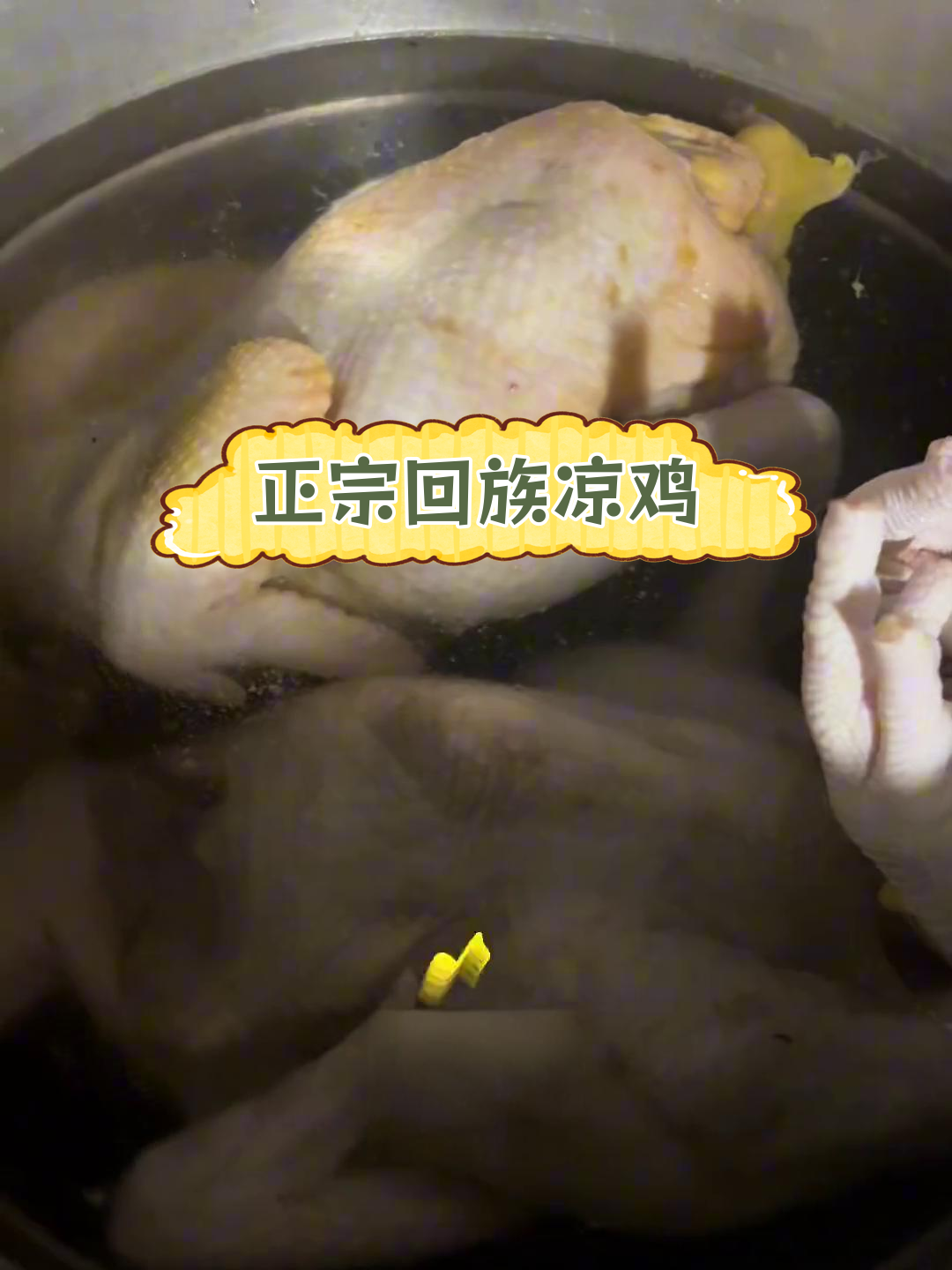回族凉鸡的完美做法,腌制入味煮至嫩滑