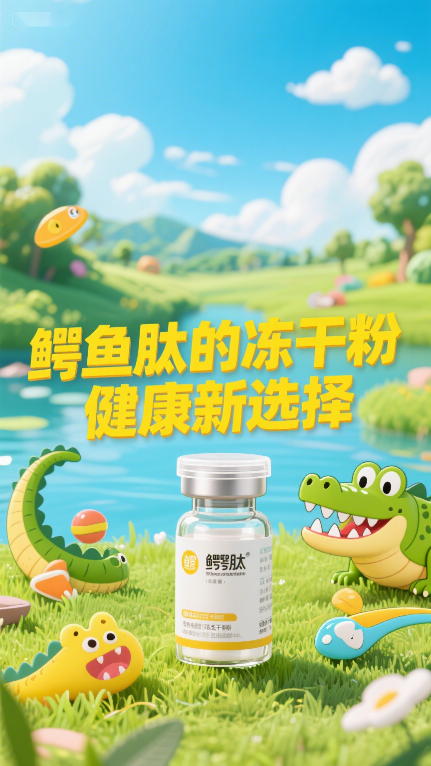 鳄鱼肽的冻干粉,健康新选择