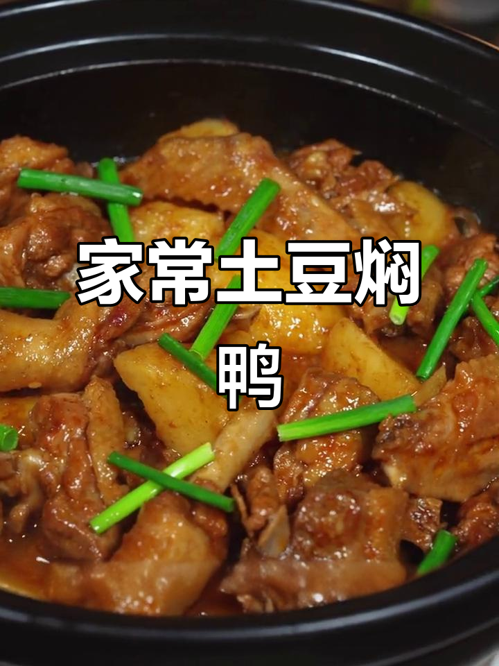 广东经典土豆焖鸭，配白米饭吃不停