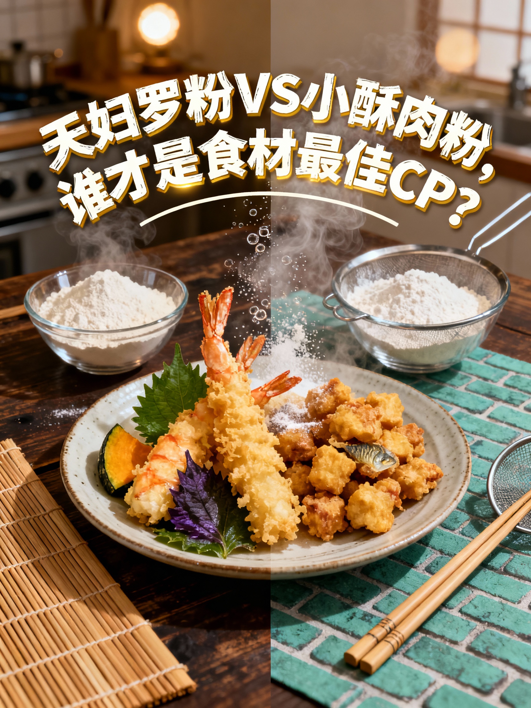 天妇罗粉VS小酥肉粉，谁才是食材最佳CP？