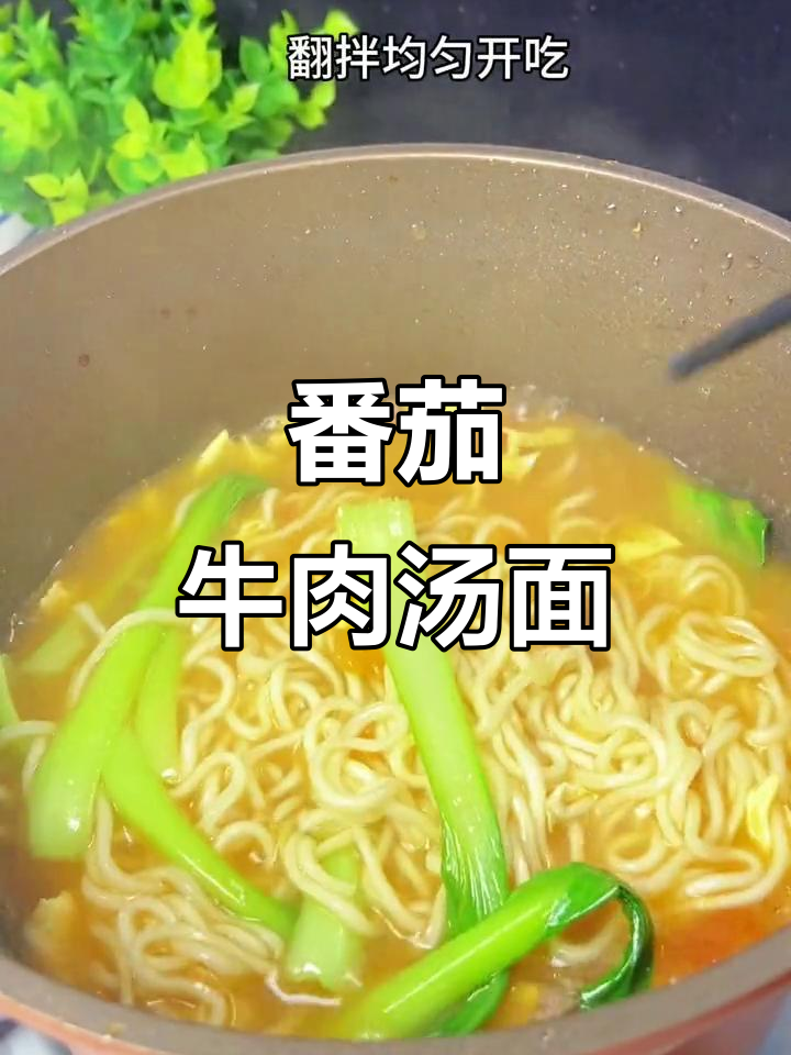 西红柿牛肉汤面,酸甜开胃,孩子最爱!